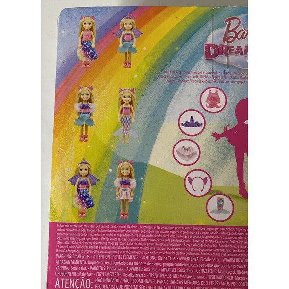 Barbie Dreamtopia Chelsea Doll Dress-up Set Toy Mermaid Princess New in box - Picture 8 of 11